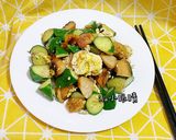 小黃瓜炒黑輪的食譜步驟5照片