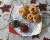 A picture of step 6 of Capsicum rings.