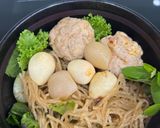 Hình bước làm 3 của món Phở sắn trộn xíu mại