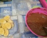 Foto langkah ke 2 dari resep Bolu kukus pisang coklat nutrijel no mixer no bp/bs.