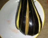 Foto del paso 1 de la receta: Berenjena abanico rellena