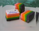 Foto langkah ke 6 dari resep Steamed Rainbow cake.