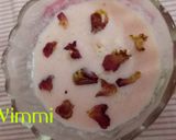 A picture of step 4 of Paneer Rabadi.