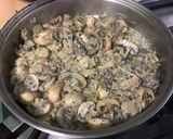Une image de l'étape 12 de Champignons sautés à la crème, persil et gingembre.