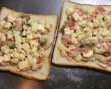 A picture of step 8 of Paneer Open Sandwich.