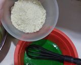 Foto langkah ke 4 dari resep Keto Chiffon Cake Pandan Sugar & Gluten Free.