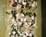 Foto del paso 8 de la receta: Lasaña de salmón y espinacas sobre emulsión de calabacín