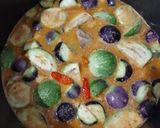Foto langkah ke 4 dari resep Ikan Tuna Asap masak santan.