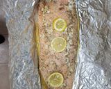 A picture of step 2 of Baked Salmon (keto friendly).