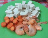 Foto langkah ke 1 dari resep 🦐🥒 Sayur Oyong Mix Udang 🦐🥒.