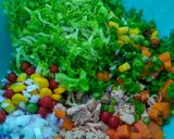 Foto del paso 4 de la receta: Ensalada nido de vegetales! 💕❤