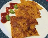 A picture of step 4 of Kodhu Pudla (Pumpkin Crepe).