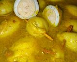 Foto langkah ke 4 dari resep Gulai cumi gendut.