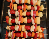 Foto del paso 2 de la receta: Brochetas de patatas y verduras 🥕🍅