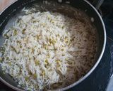 A picture of step 3 of Moong Daal khichri.