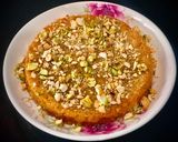 Hình bước làm 8 của món Knafeh - Bánh ngọt Trung Đông