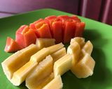Foto langkah ke 2 dari resep Mpasi 6month pepaya, pisang with chia seed.