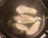 A picture of step 1 of California Farm Chicken Omelette.