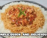 A picture of step 12 of Singaporian Rice.