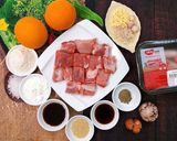 Hình bước làm 1 của món Sườn sốt cam