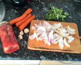 Foto del paso 1 de la receta: Lomo en salsa de verduras