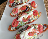 Foto del paso 12 de la receta: Tosta de boniato con ensalada de gambas