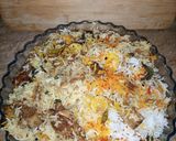 A picture of step 8 of Spicy Beef Biryani.