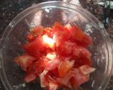 A picture of step 2 of Boondi ki sabji.