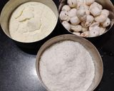 A picture of step 1 of Lotus Barfi.