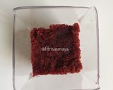 Foto langkah ke 8 dari resep Red velvet mini Cups; tanpa mixer, satu Telur.