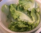 Une image de l'étape 1 de Batavia aux croûtons,ail et parmesan sauce au melfor.