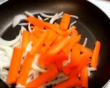 A picture of step 1 of Tortilla Egg Roll.