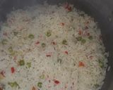 A picture of step 2 of Braised Rice.