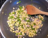 A picture of step 2 of Quesadillas de Huitlacoche with Ricotta.