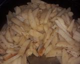 A picture of step 1 of Veg frankie rolls.