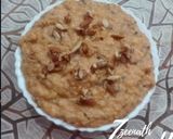 A picture of step 2 of Bread Halwa.