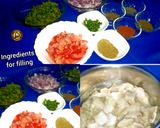 A picture of step 5 of Arabian Chicken Fatayers also in Pita wraps and pita pockets.