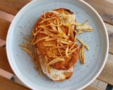 Foto del paso 10 de la receta: Librito de pollo relleno de jamón serrano y gruyère