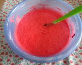 A picture of step 2 of Red Passion Cake.