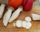 Hình bước làm 2 của món Rau cải xào chay