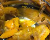 A picture of step 1 of Coconut mango popsicles.