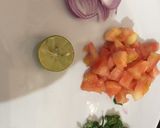 A picture of step 1 of Chana ghughni.