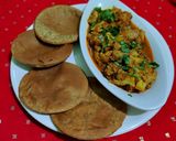 सिंघारा आटा पूरी रेसिपी चरण 6 फोटो