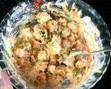 A picture of step 2 of Soya chunk fritters.