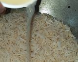 A picture of step 2 of Lemon rice.