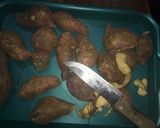 A picture of step 1 of Fried sweet potato.