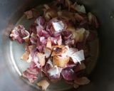 Hình bước làm 1 của món Giò heo giả cầy