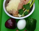 Foto del paso 1 de la receta: Albóndigas de pollo con puré de anco