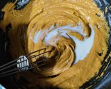 A picture of step 3 of Eggless, sugar-free atta cake.