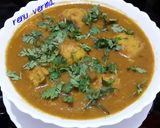 A picture of step 7 of Cauliflower kofta curry.